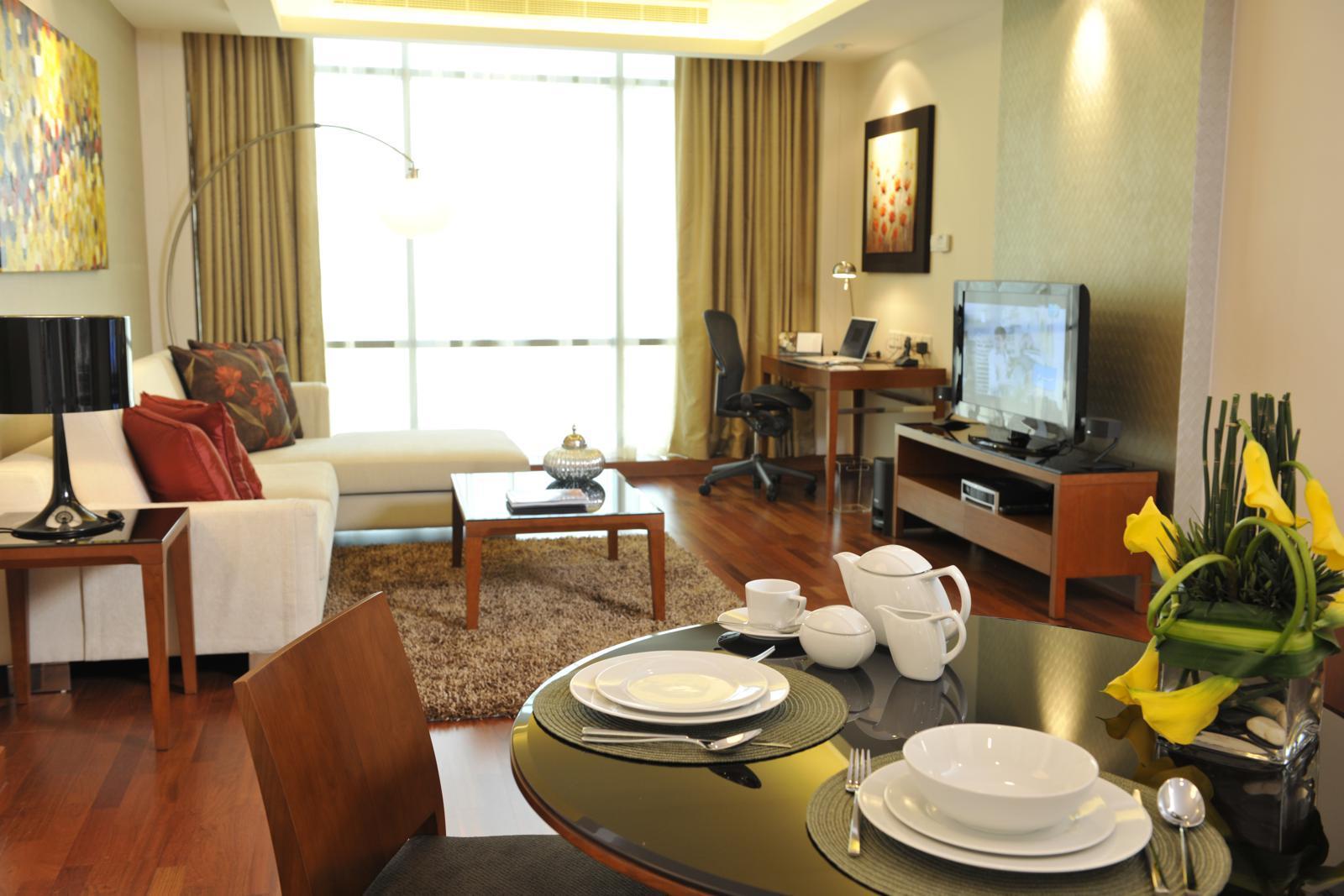 Fraser Suites Seef Bahrain Μανάμα Δωμάτιο φωτογραφία A typical apartment interior